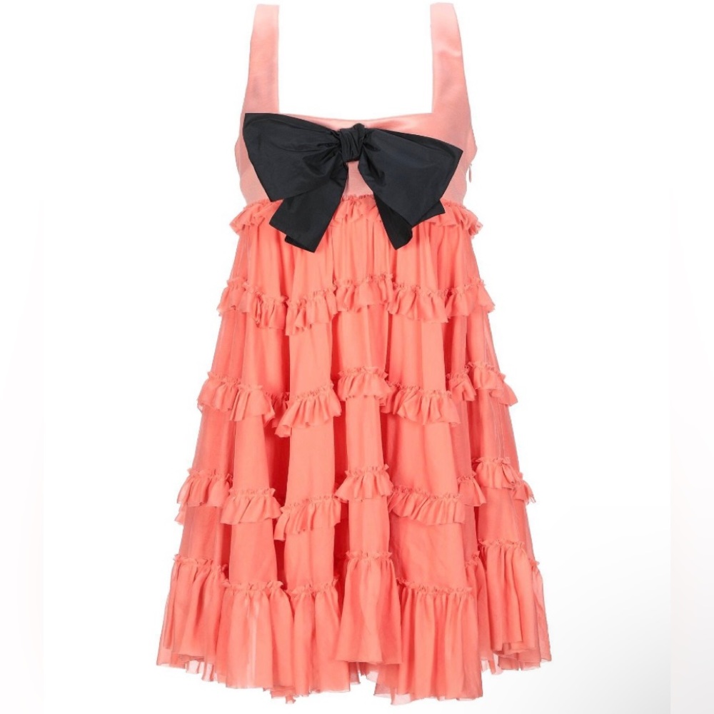 Brognano Cotton and Silk Bow Dress size IT 42